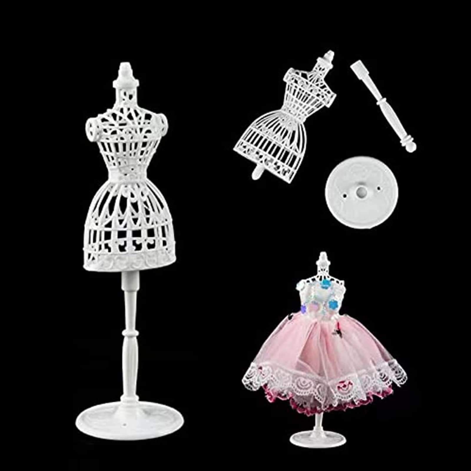 Amazon | ドールトルソー マネキン 6個セット 洋服デザイン ミニ 1/6